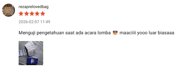 Screenshot ulasan kartu Family di Shopee pembeli 3