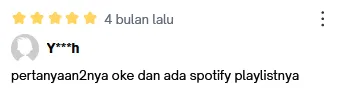 Screenshot ulasan kartu Love Sparks di Tiktok pembeli 2