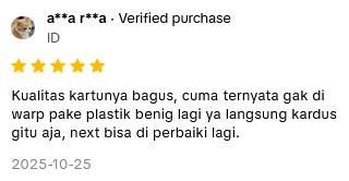 Screenshot ulasan kartu This or That 2 di Tiktok pembeli 1